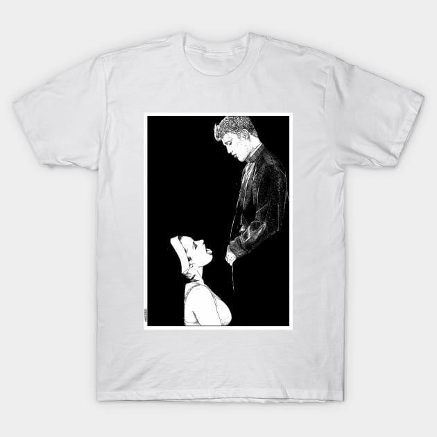 asc 274 - La possession de Marie de Magdala (The possession of Mary Magdalene) T-Shirt by apolloniasaintclair